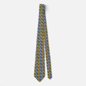 Abstrakt Art Necktie Krawatte (Vorderseite)