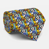 Abstrakt Art Necktie Krawatte (Gerollt)