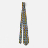 Abstrakt Art Necktie Krawatte (Rückseite)