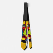 Abstrakt Art Necktie Krawatte (Vorderseite)