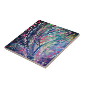 Abstrakt Art Oil Paint Fliese (Seite)