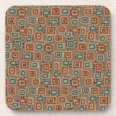 Abstrakt Art Old Cloud Patches Getränkeuntersetzer (Vorderseite)