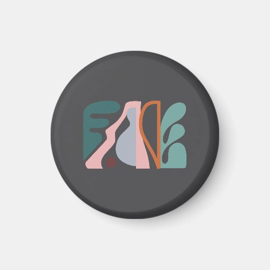 Abstrakt Art One Magnet (Vorne)