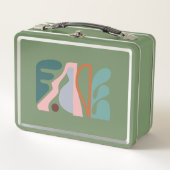 Abstrakt Art One Metall Brotdose (Vorderseite)