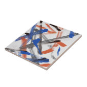 Abstrakt Art Paint Brushes Positive Vibes Fliese (Seite)