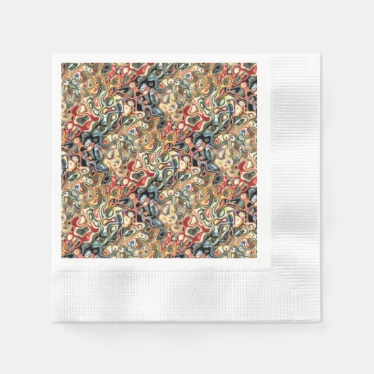 Abstrakt Art Paper Napkin Serviette (Vorderseite)