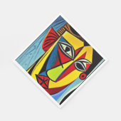 Abstrakt Art Paper Napkin Serviette (Ecke)