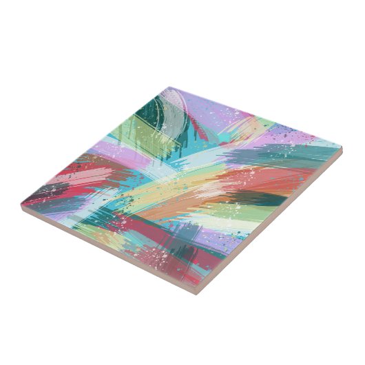 Abstrakt Art Pastel Fliese (Seite)