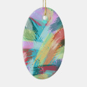 Abstrakt Art Pastel Keramik Ornament (Rechts)