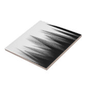 Abstrakt Art Pastel Schwarz-weiß Bold Fliese (Seite)