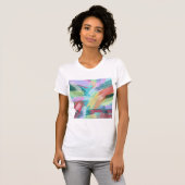 Abstrakt Art Pastel T-Shirt (Vorne ganz)