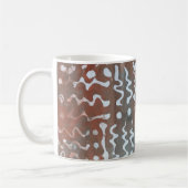 Abstrakt Art Pattern Batik Kaffee Tasse (Links)