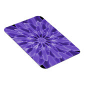 Abstrakt Art Periwinkle Blume Magnet (Rechte Seite)