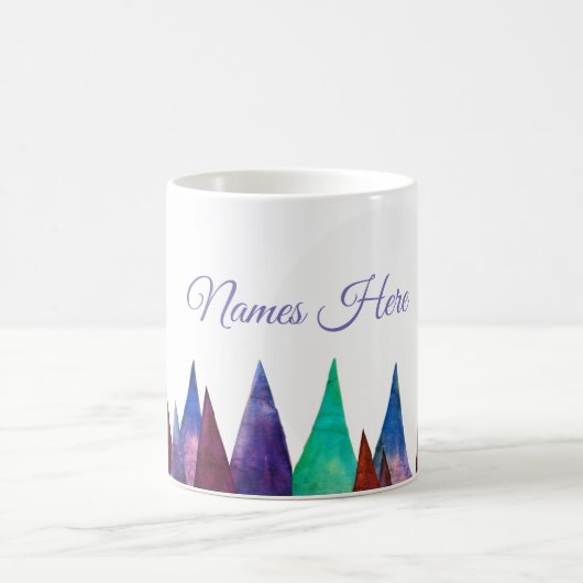 Abstrakt Art personalisiert Mug Kaffeetasse (Mittel)