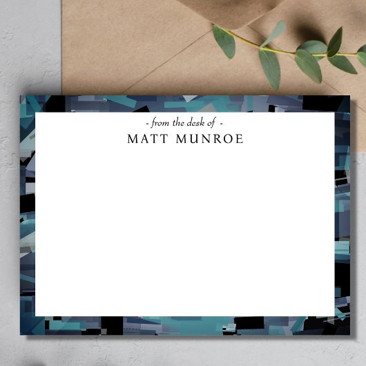 Abstrakt Art Personalisiert Stationery Mitteilungskarte