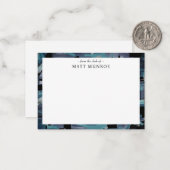 Abstrakt Art Personalisiert Stationery Mitteilungskarte (Vorderseite/Rückseite Beispiel)