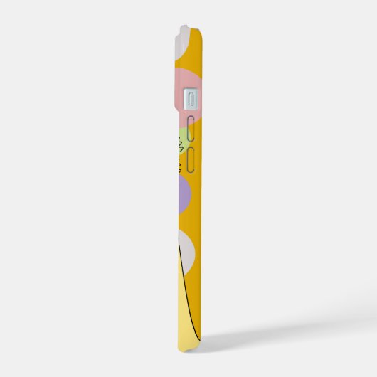 Abstrakt Art Phone Case iPhone 15 Hülle (Linke Seite)