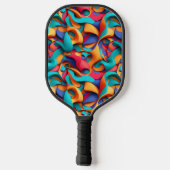 Abstrakt Art Pickleball Paddle (Rückseite)