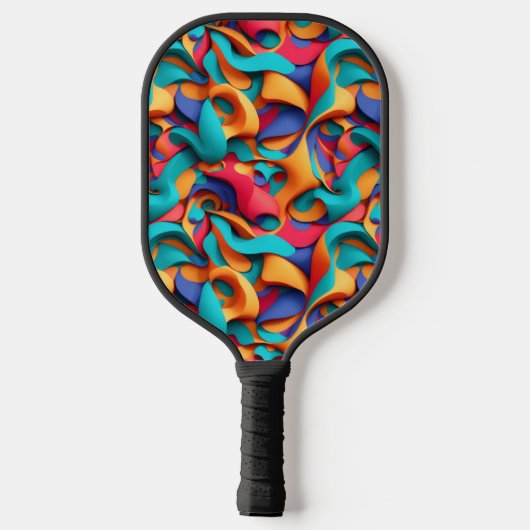 Abstrakt Art Pickleball Paddle (Rückseite)