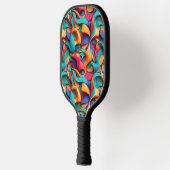 Abstrakt Art Pickleball Paddle (Links)