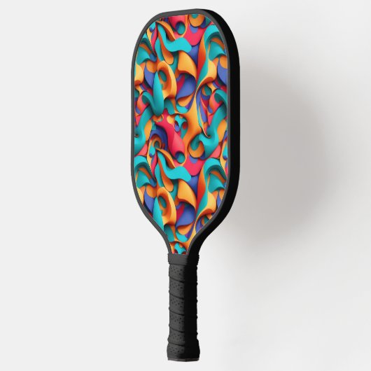 Abstrakt Art Pickleball Paddle (Links)