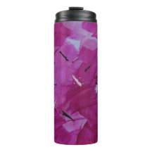 Abstrakt Art Pink Aquamarin Travel Tumbler