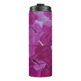 Abstrakt Art Pink Aquamarin Travel Tumbler Thermosbecher