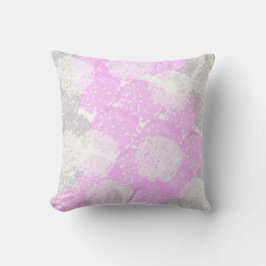 Abstrakt Art Pink Grau Pastel Weiß Minimalismus Kissen