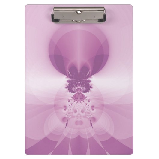 Abstrakt Art Pink Sunrise Klemmbrett (Vorderseite)