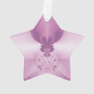 Abstrakt Art Pink Sunrise Ornament