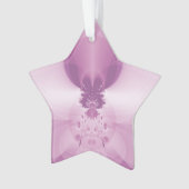 Abstrakt Art Pink Sunrise Ornament (Vorderseite)