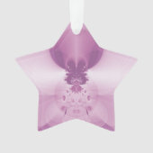 Abstrakt Art Pink Sunrise Ornament (Vorderseite)
