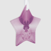 Abstrakt Art Pink Sunrise Ornament (Vorderseite)