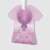 Abstrakt Art Pink Sunrise Ornament (Vorderseite)