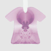 Abstrakt Art Pink Sunrise Ornament (Rückseite)