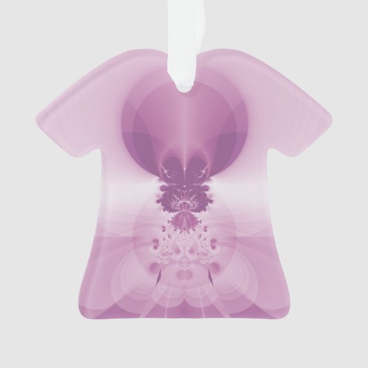 Abstrakt Art Pink Sunrise Ornament (Vorderseite)