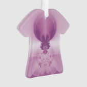 Abstrakt Art Pink Sunrise Ornament (Vorderseite)