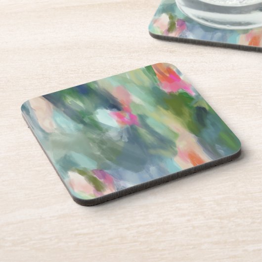 Abstrakt Art Plastic Untersetzer Set (Linke Seite)