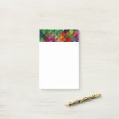 Abstrakt Art Post - Anmerkungen Post-it Klebezettel (Auf Schreibtisch)