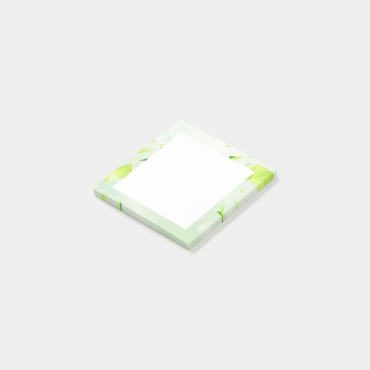 Abstrakt Art Post - Anmerkungen Post-it Klebezettel (angewinkelt)