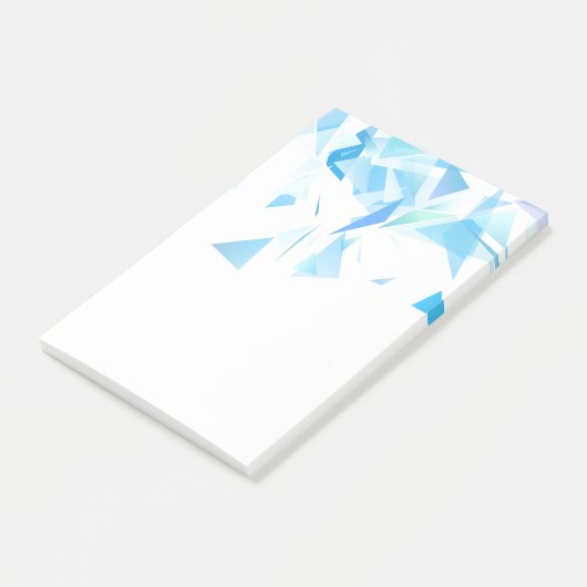 Abstrakt Art Post - Anmerkungen Post-it Klebezettel (angewinkelt)