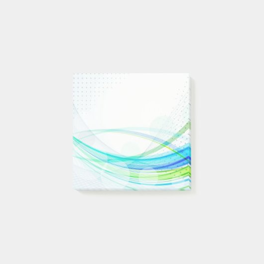 Abstrakt Art Post - Anmerkungen Post-it Klebezettel (Vorderseite)