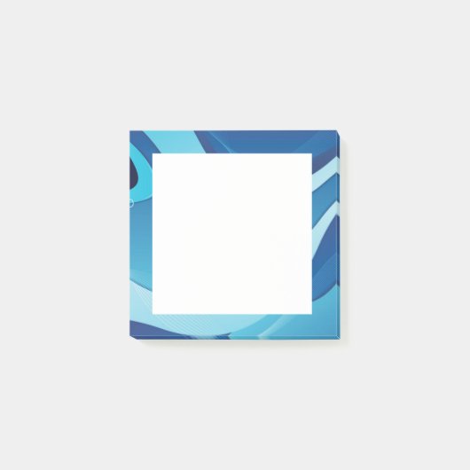 Abstrakt Art Post - Anmerkungen Post-it Klebezettel (Vorderseite)