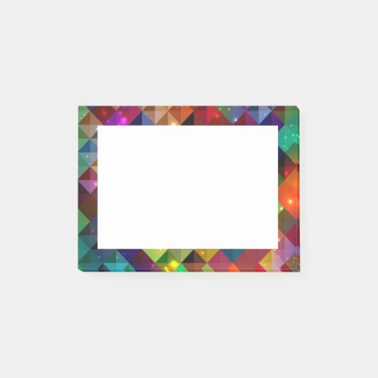 Abstrakt Art Post - Anmerkungen Post-it Klebezettel (Vorderseite)