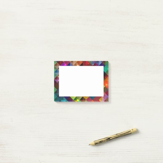 Abstrakt Art Post - Anmerkungen Post-it Klebezettel (Auf Schreibtisch)