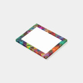 Abstrakt Art Post - Anmerkungen Post-it Klebezettel (angewinkelt)