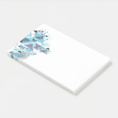 Abstrakt Art Post - Anmerkungen Post-it Klebezettel (angewinkelt)