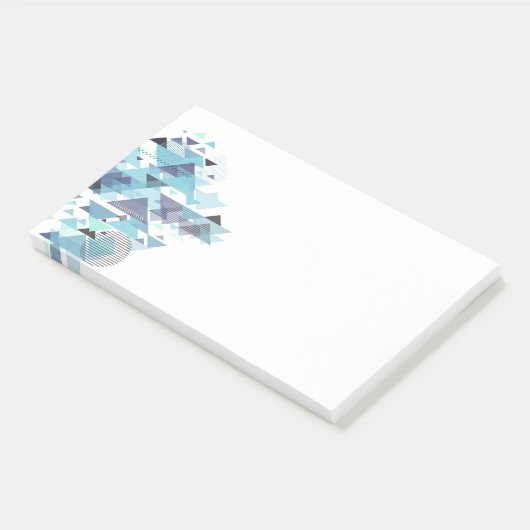 Abstrakt Art Post - Anmerkungen Post-it Klebezettel (angewinkelt)