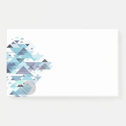 Abstrakt Art Post - Anmerkungen Post-it Klebezettel (Vorderseite)