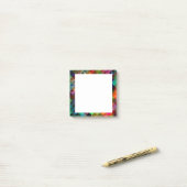 Abstrakt Art Post - Anmerkungen Post-it Klebezettel (Auf Schreibtisch)